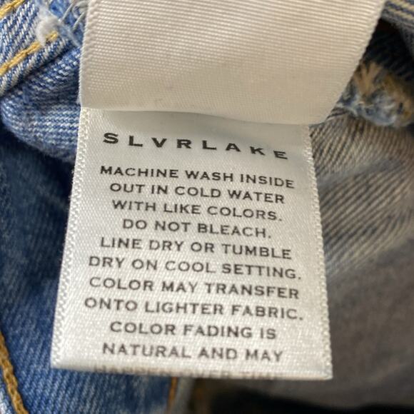 SLVRLAKE Savior Cropped Raw Hem Jeans - Picture 6 of 6